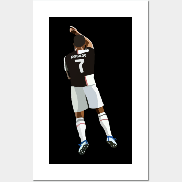 Juventus' Cristiano Ronaldo Wall Art by Webbed Toe Design's